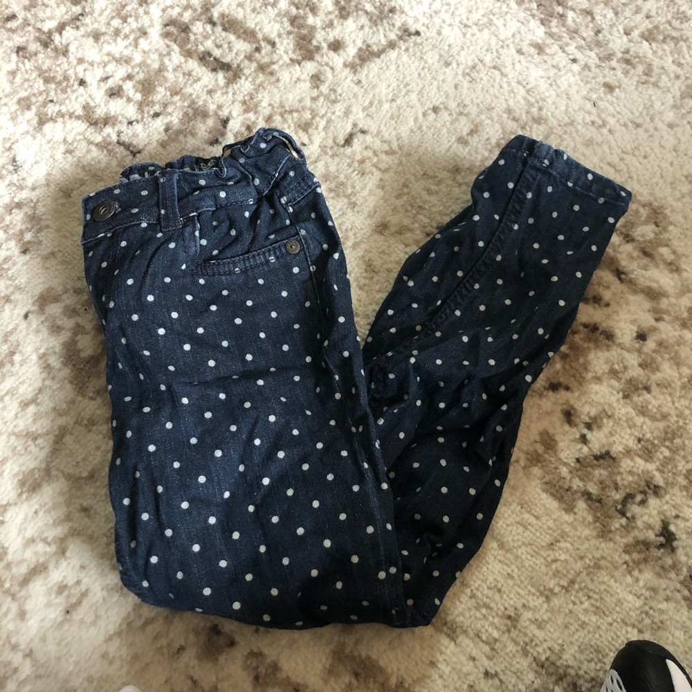 cute polka dot jeans